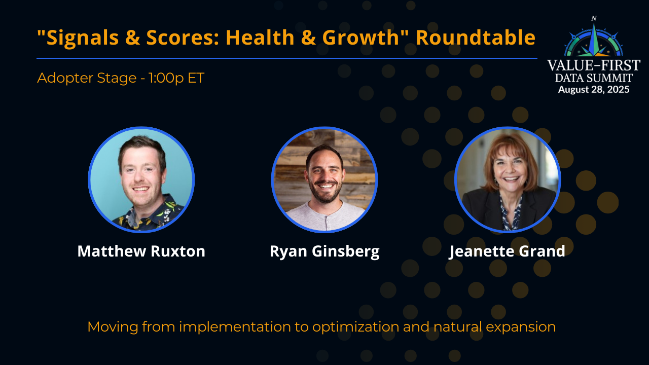 Stage 6 (Adopter) Data Summit Roundtable: "Signals & Scores: Health & Growth"