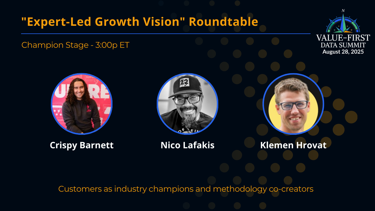 Stage 8 (Champion) Data Summit Roundtable: "Expert-Led Growth Vision"